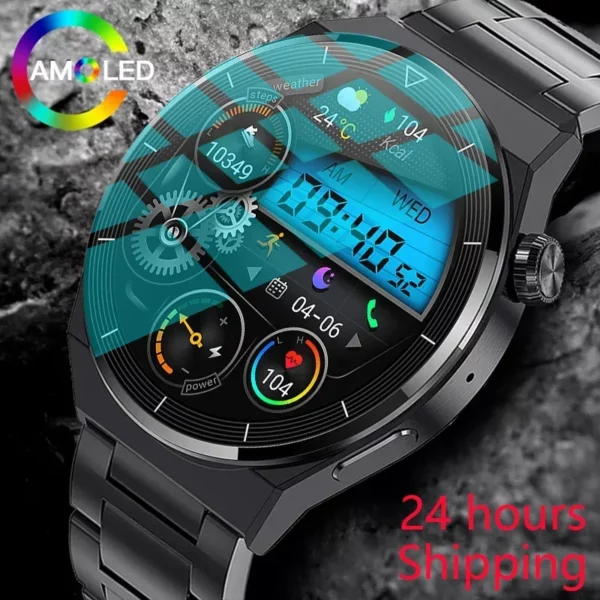 For Huawei Xiaomi GT3 Pro Smart Watch Men Women  AMOLED HD Screen Heart Rate Bluetooth Call IP68 Waterproof NFC SmartWatch 2023