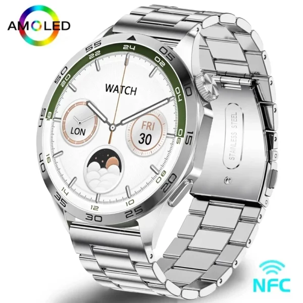 For Huawei Xiaomi GT4 Pro Smart Watch Men NFC GPS Tracker AMOLED 360*360 HD Screen Heart Rate Bluetooth Call SmartWatch 2023 New